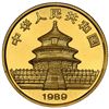 Image 2 : China (People's Republic), gold 50 yuan (1/2 oz) Panda, 1989, small date (Shenyang mint), NGC MS 69.
