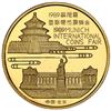 Image 2 : China (People's Republic), gold 1/2 oz proof official Panda issue, 1989, Munich International Coin F