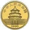 Image 2 : China (People's Republic), gold 10 yuan (1/10 oz) Panda, 1990, small date (Shenyang mint), NGC MS 69