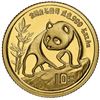 Image 1 : China (People's Republic), gold 10 yuan (1/10 oz) Panda, 1990, large date (Shanghai mint), NGC MS 69