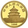 Image 2 : China (People's Republic), gold 10 yuan (1/10 oz) Panda, 1990, large date (Shanghai mint), NGC MS 69