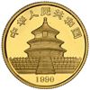 Image 2 : China (People's Republic), gold 25 yuan (1/4 oz) Panda, 1990, large date (Shanghai mint), NGC MS 69.