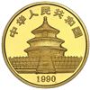 Image 2 : China (People's Republic), gold 100 yuan (1 oz) Panda, 1990, large date (Shanghai mint), NGC MS 68.