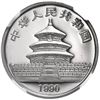 Image 2 : China (People's Republic), platinum proof 25 yuan (1/4 oz) Panda, 1990, NGC PF 69 Ultra Cameo.