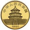 Image 2 : China (People's Republic), gold proof 100 yuan (1 oz) Panda, 1990 P, NGC PF 69 Ultra Cameo.