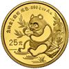 Image 1 : China (People's Republic), gold 25 yuan (1/4 oz) Panda, 1991, large date (Shanghai mint), NGC MS 69.