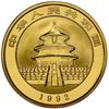 Image 2 : China (People's Republic), gold 50 yuan (1/2 oz) Panda, 1992, small date (Shenyang mint), NGC MS 68.