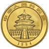 Image 2 : China (People's Republic), gold 100 yuan (1 oz) Panda, 1994, small date (Shenyang mint), NGC MS 69.