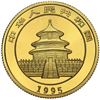 Image 2 : China (People's Republic), gold 25 yuan (1/4 oz) Panda, 1995, large date (Shanghai mint), NGC MS 70 