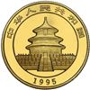 Image 2 : China (People's Republic), gold 50 yuan (1/2 oz) Panda, 1995, large date (Shanghai mint), NGC MS 69.