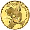 Image 1 : China (People's Republic), gold 50 yuan (1/2 oz) Panda, 1996, large date (Shenyang mint), NGC MS 69.