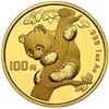 Image 1 : China (People's Republic), gold 100 yuan (1 oz) Panda, 1996, large date (Shenyang mint), NGC MS 69.