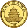 Image 2 : China (People's Republic), gold 5 yuan (1/20 oz) Panda, 1997, small date (Shanghai mint), NGC MS 69.