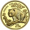 Image 1 : China (People's Republic), gold 25 yuan (1/4 oz) Panda, 1997, small date (Shanghai mint), NGC MS 68.