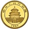 Image 2 : China (People's Republic), gold 5 yuan (1/20 oz) Panda, 1997, large date (Shenyang mint), NGC MS 69.