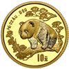Image 1 : China (People's Republic), gold 10 yuan (1/10 oz) Panda, 1997, large date (Shenyang mint), NGC MS 69