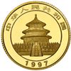 Image 2 : China (People's Republic), gold 10 yuan (1/10 oz) Panda, 1997, large date (Shenyang mint), NGC MS 69