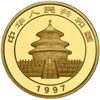 Image 2 : China (People's Republic), gold 25 yuan (1/4 oz) Panda, 1997, large date (Shenyang mint), NGC MS 70 