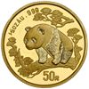 Image 1 : China (People's Republic), gold 50 yuan (1/2 oz) Panda, 1997, large date (Shenyang mint), NGC MS 69.