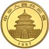 Image 2 : China (People's Republic), gold 50 yuan (1/2 oz) Panda, 1997, large date (Shenyang mint), NGC MS 69.