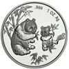 Image 1 : China (People's Republic), silver 1 oz proof official Panda issue, 1997, Munich International Coin S