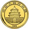 Image 2 : China (People's Republic), gold 5 yuan (1/20 oz) Panda, 1999, small date (Shanghai mint), NGC MS 69.