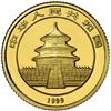 Image 2 : China (People's Republic), gold 10 yuan (1/10 oz) Panda, 1999, small date (Shanghai mint), NGC MS 69