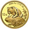 Image 1 : China (People's Republic), gold 10 yuan (1/10 oz) Panda, 1999, large date plain 1 (Shenyang mint), N