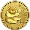 Image 1 : China (People's Republic), gold 100 yuan (1 oz) Panda, 2000, frosted ring (Shenyang mint), NGC MS 68