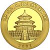 Image 2 : China (People's Republic), gold 500 yuan (1 oz) Panda, 2001, NGC MS 69.