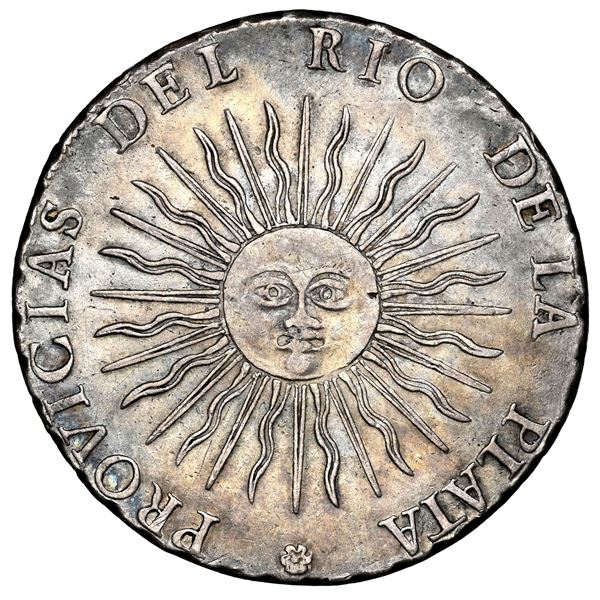 Argentina (River Plate Provinces), Potosi mint, 8 reales, 1815 F, PROVICIAS error, NGC AU details /