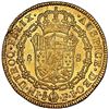 Image 2 : Santiago, Chile, gold bust 8 escudos, Ferdinand VII (bust of Charles IV), 1814 FJ, NGC MS 64+, fines