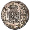 Image 2 : Santiago, Chile, bust 1/2 real, Ferdinand VII (bust of Charles IV), 1813 FJ.
