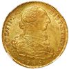 Image 1 : Bogota, Colombia, gold bust 8 escudos, Charles III, 1785 J.J, NGC AU 58.