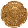 Image 2 : Popayan, Colombia, gold bust 1 escudo, Charles III, 1777 SF, NGC AU 58, finest known in NGC census.