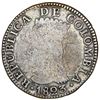Image 1 : Bogota, Colombia (Cundinamarca), 2 reales, 1823 J.F, very rare, NGC VG 10 ("top pop").