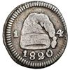 Image 1 : Bogota, Colombia, 1/4 real, 1820, rare, NGC VF 30, ex-Bernal.