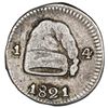 Image 1 : Bogota, Colombia, 1/4 real, 1821, no mintmark, rare, NGC XF 40.