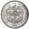 Image 1 : Bogota, Colombia, 10 reales, 1850, NGC MS 65+, finest known in the NGC census.