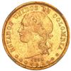 Image 1 : Bogota, Colombia, gold 20 pesos, 1868, NGC AU 55.