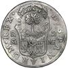 Image 2 : Costa Rica, 2 reales, female head / ceiba tree counterstamp (Type III, 1845) on a Madrid, Spain, bus
