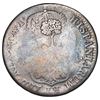 Image 2 : Costa Rica, 2 reales, female head / ceiba tree counterstamp (Type III, 1845) on a Cuba (Trinidad / S
