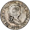 Image 1 : Costa Rica, 2 reales, female head / ceiba tree counterstamp (Type III, 1845) on a Cuba (Trinidad / S