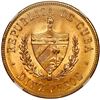 Image 2 : Cuba (struck at the Philadelphia Mint), gold 10 pesos, 1915, Jose Marti, NGC MS 61.