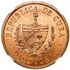 Image 2 : Cuba (struck at the Philadelphia Mint), gold 10 pesos, 1916, Jose Marti, NGC MS 61.
