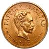 Image 1 : Cuba (struck at the Philadelphia Mint), gold 10 pesos, 1916, Jose Marti, PCGS MS61.