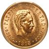 Image 1 : Cuba (struck at the Philadelphia Mint), gold 5 pesos, 1915, Jose Marti, PCGS MS62.