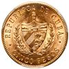 Image 2 : Cuba (struck at the Philadelphia Mint), gold 5 pesos, 1915, Jose Marti, PCGS MS62.