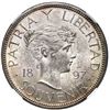 Image 1 : Cuba, "souvenir" peso, 1897, Type II (star below baseline of 97), NGC MS 62.