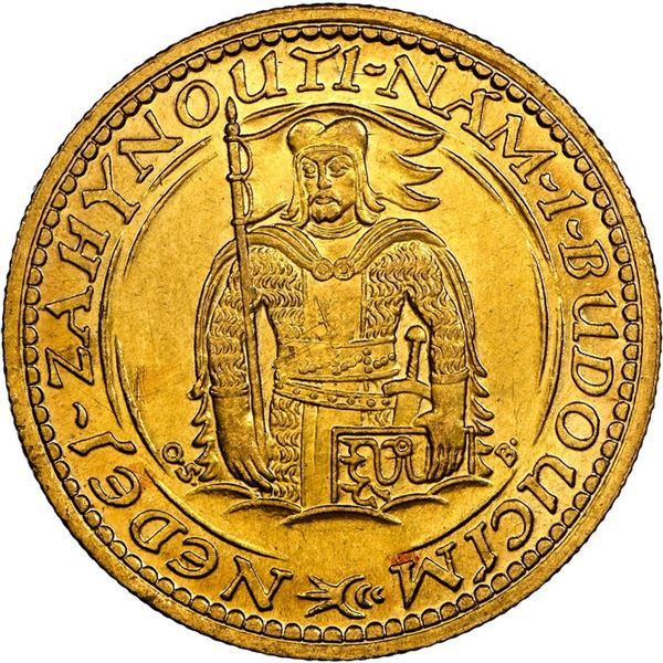 Czechoslovakia, gold ducat, 1933, Kremnitz mint, NGC MS 63.